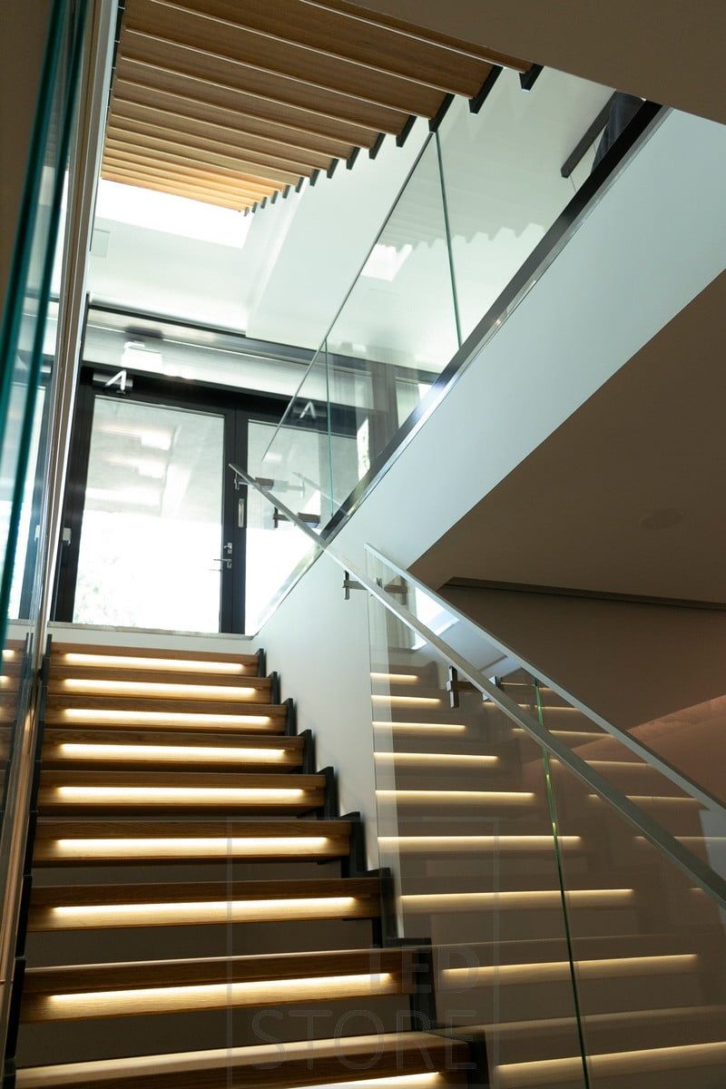 Indirect light on stairs